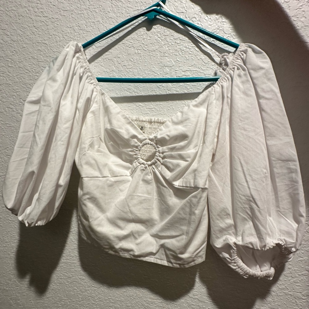 Abercrombie and Fitch white top